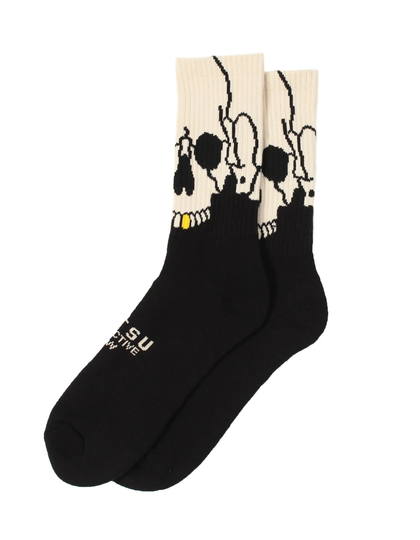 SKULL SOCKS - WHITE | Prospective Flow | Japanese Fashion for Men